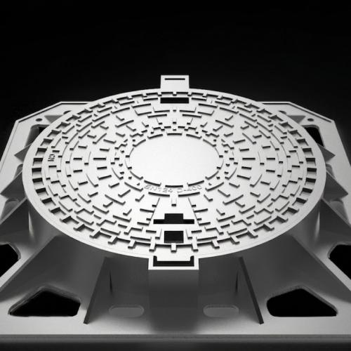 Heavy Duty D400 Municipal Manhole Cover - EN 124 Compliant Road Casting