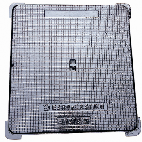 EN124 B125 Medium Duty Ductile Iron Square Manhole Cover and Frame